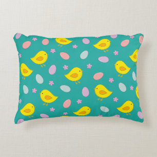 Coussins Décoratifs Beau Poulets motifs de Pâques OEufs Couleur person