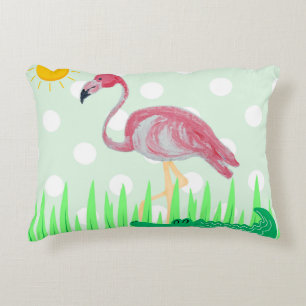 Coussins Décoratifs Bébé Enfants Flamant rose Alligator Lumbar