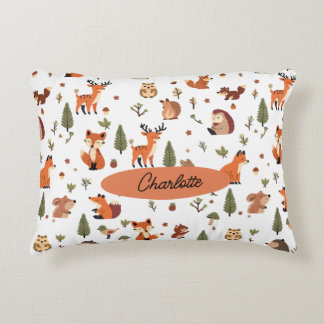 Coussins Décoratifs Bébé personnalisé Bohème Forestier