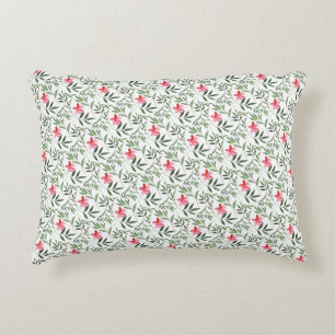 Coussins Décoratifs Belle florale rose