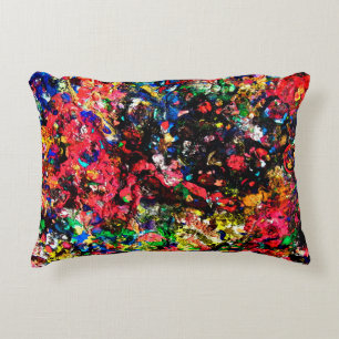 Coussins Décoratifs Belle peinture abstraite colorée