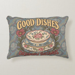 Coussins Décoratifs Belles Assiettes Mardis Ordinaires Chine Florale