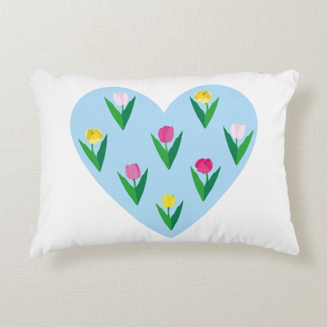 Coussins Décoratifs Belles tulipes. (Devant)