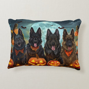 Coussins Décoratifs Berger belge Halloween Éffrayant