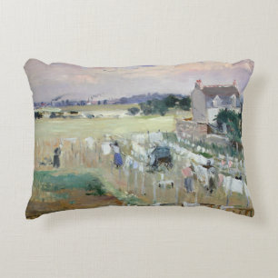 Coussins Décoratifs Berthe Morisot - Hanging the Laundry out to Dry