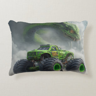 Coussins Décoratifs Bête de marais : Monster Truck Crâne Toxique