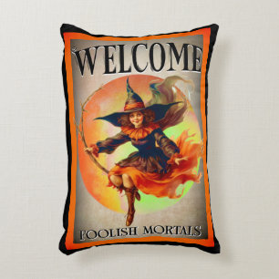 Coussins Décoratifs Bienvenue Mortal Halloween Witch