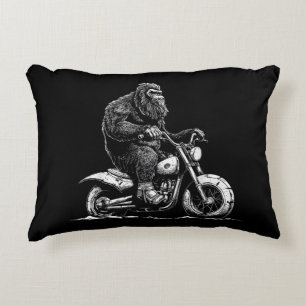 Coussins Décoratifs Bigfoot équitation Un Vélo Moto Drôle Sasquatch M