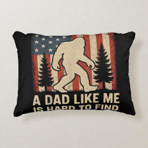 Coussins Décoratifs Bigfoot Patriote Un Papa Comme Moi Est Dur à Trouv