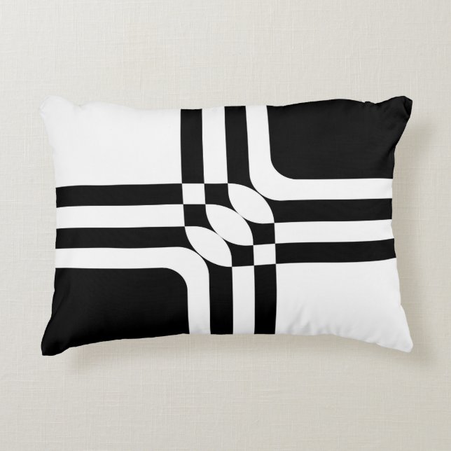 Coussins Décoratifs Black and white fantasy (Devant)