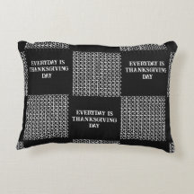 Black Grey White Tous les jours c'est Thanksgiving