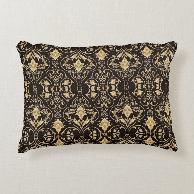 Coussins Décoratifs Black Luxurious Patter (Devant)
