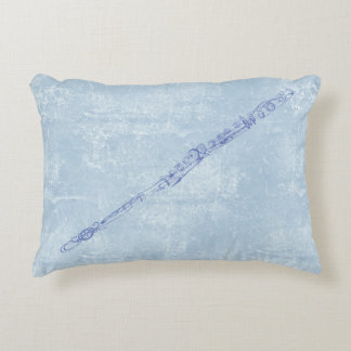 Coussins Décoratifs Bleu contexte texturisé cannelure d'effet de