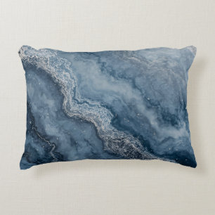 Coussins Décoratifs Bleu marine Gris Bleu clair Blanc Contemporain