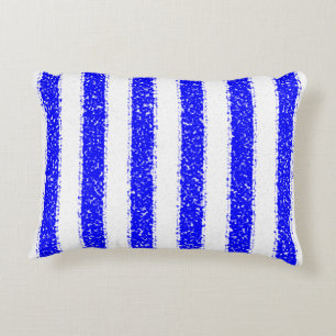 Coussins Décoratifs Bleu rayé