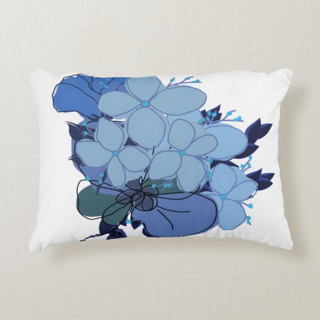Coussins Décoratifs Blue Couch Pillow (Devant)