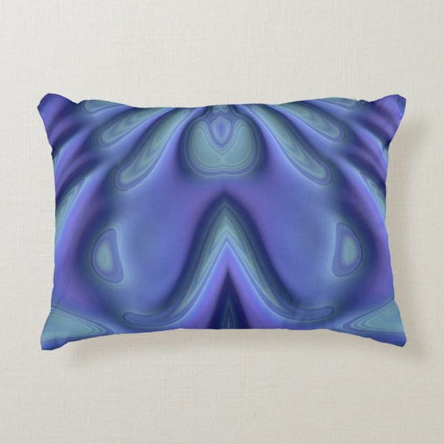 Coussins Décoratifs ~BLUEBELLS Blue Violet Fractal Design ~ (Devant)