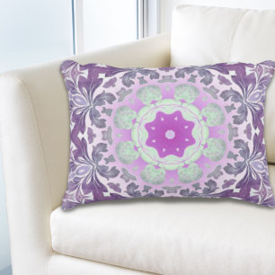 Coussins Décoratifs Boho chic bohème lilas violet mandala