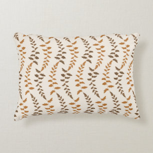 Coussins Décoratifs Boho Cream Fern Strings - motif sans soudure.