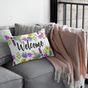 Coussins Décoratifs Boho fleurs sauvages