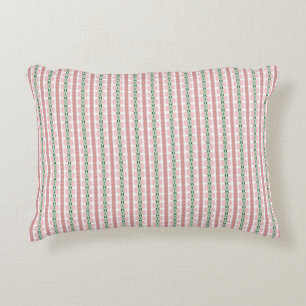 Coussins Décoratifs Boho Funky Retro Eclectique Pastel Stripe de Noël