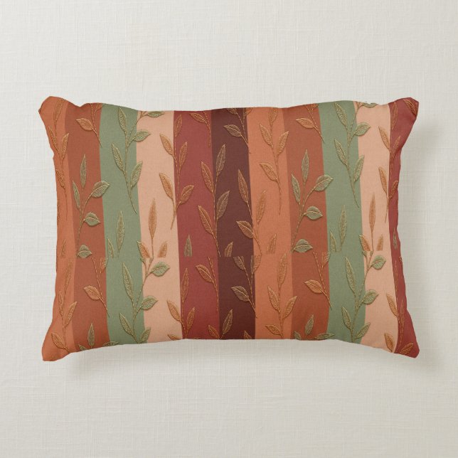 Coussins Décoratifs Boho Leaf Motif Rustic Home Décor (Devant)