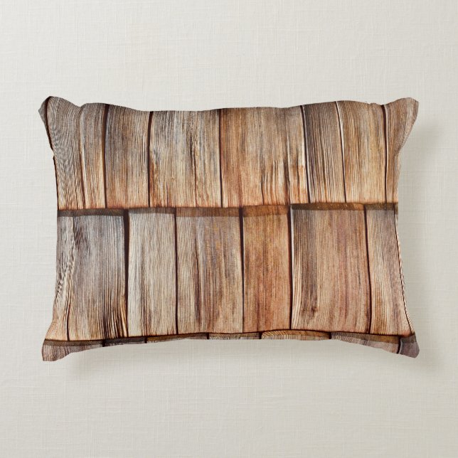 Coussins Décoratifs bois Brown (Devant)