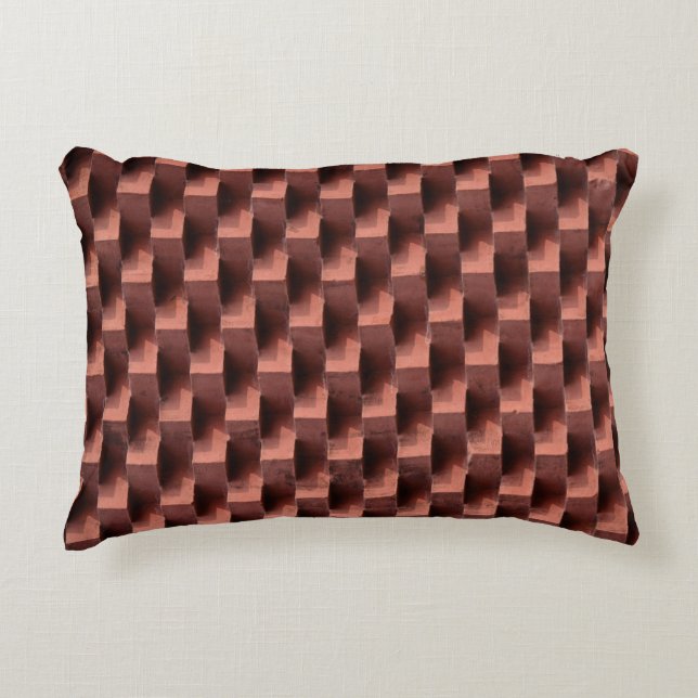 Coussins Décoratifs Bois Brown et noir (Devant)