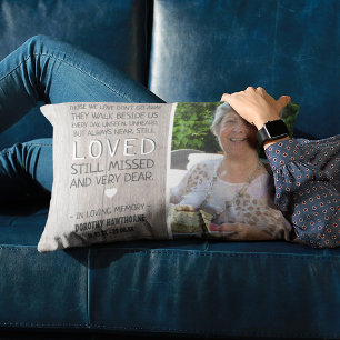 Coussins Décoratifs Bois rustique léger de campagne  Mémorial photo