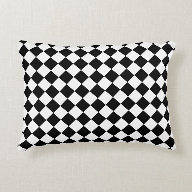 Coussins Décoratifs Bold Black and White Chevron Pattern Classic (Devant)
