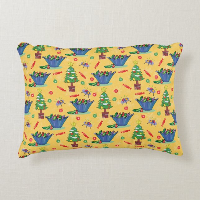 Coussins Décoratifs Bonbons de Noël (Devant)