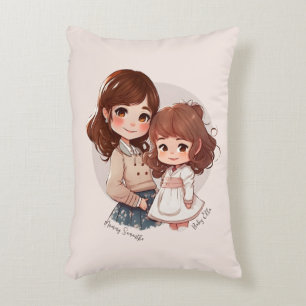 Coussins Décoratifs Bond adorable maman et fille (4)