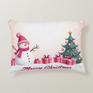 Coussins Décoratifs bonhomme rose