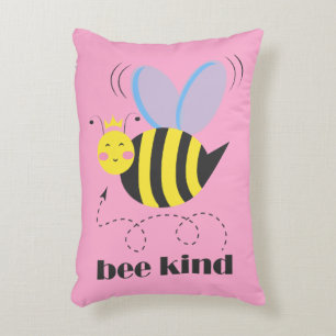 Coussins Décoratifs Bonne princesse d'abeille avec couronne et slogan 
