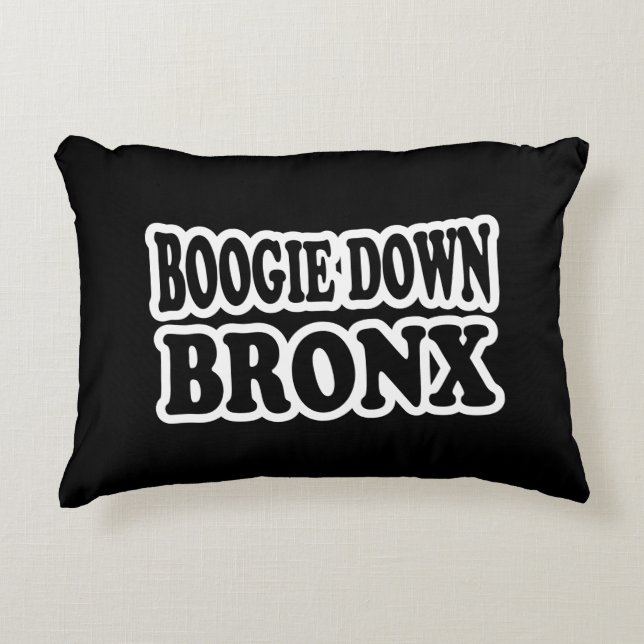Coussins Décoratifs Boogie Down Bronx, NYC (Devant)