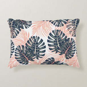Coussins Décoratifs Botanique sans couture motif tropical avec pl lumi