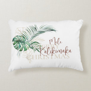 Coussins Décoratifs Botanique tropicale Mele Kalikimaka   Noël