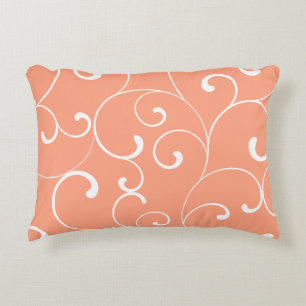 Coussins Décoratifs Boucles Whimsical Modernes Coral