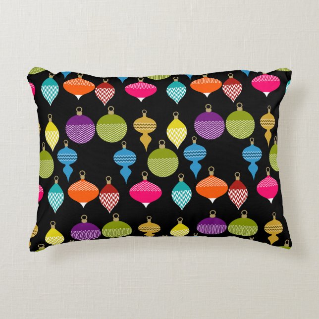 Coussins Décoratifs Boule décorative de Noël rétro (Devant)