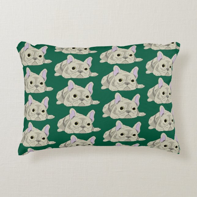 Coussins Décoratifs Bouledogue français endormi (Devant)