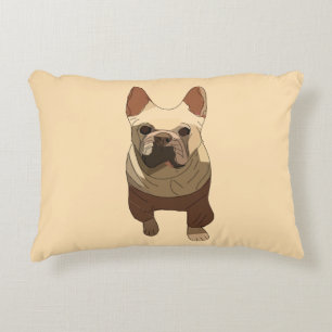 Coussins Décoratifs Bouledogue Français, pêche douce