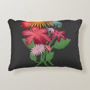 Coussins Décoratifs Bouquet de fleurs personnalisé esthétique Boho Flo