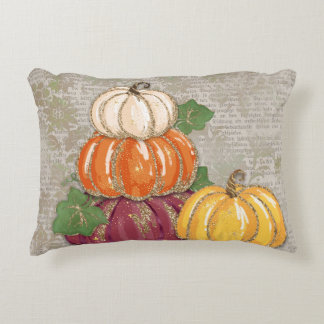 Coussins Décoratifs Bourgogne d'automne et citrouilles jaunes