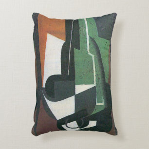 Coussins Décoratifs Bouteille de Carafe de vin de Juan Gris, Cubisme V