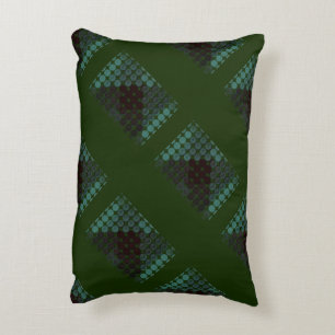 Coussins Décoratifs Bouton ou trou de la Monnaie sur le vert de la for