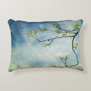 Coussins Décoratifs Branche d'arbre au-dessus de ciel texturisé