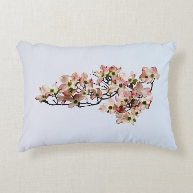 Coussins Décoratifs Branche de Dogwood rose (Devant)