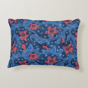Coussins Décoratifs Branche florale avec fleurs de corail, peinture de