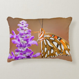 Coussins Décoratifs Bright Orange Gulf Fritillary Butterfly