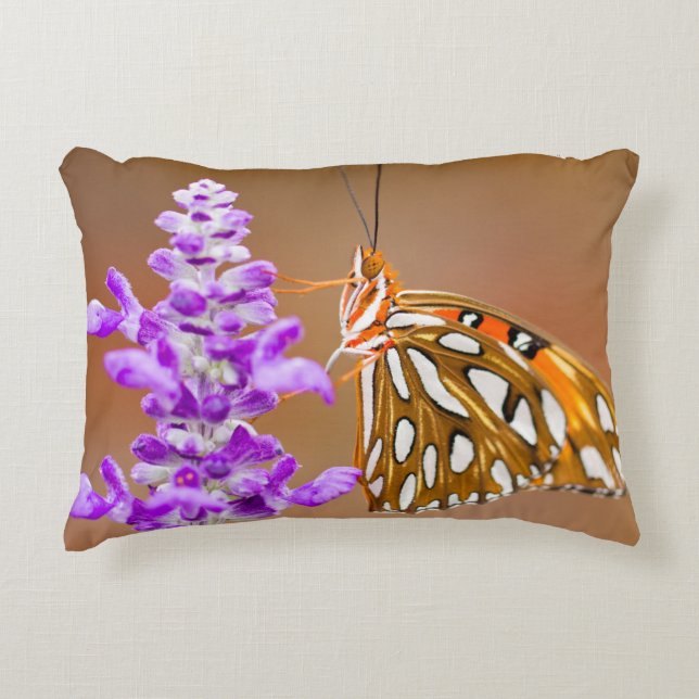 Coussins Décoratifs Bright Orange Gulf Fritillary Butterfly (Devant)